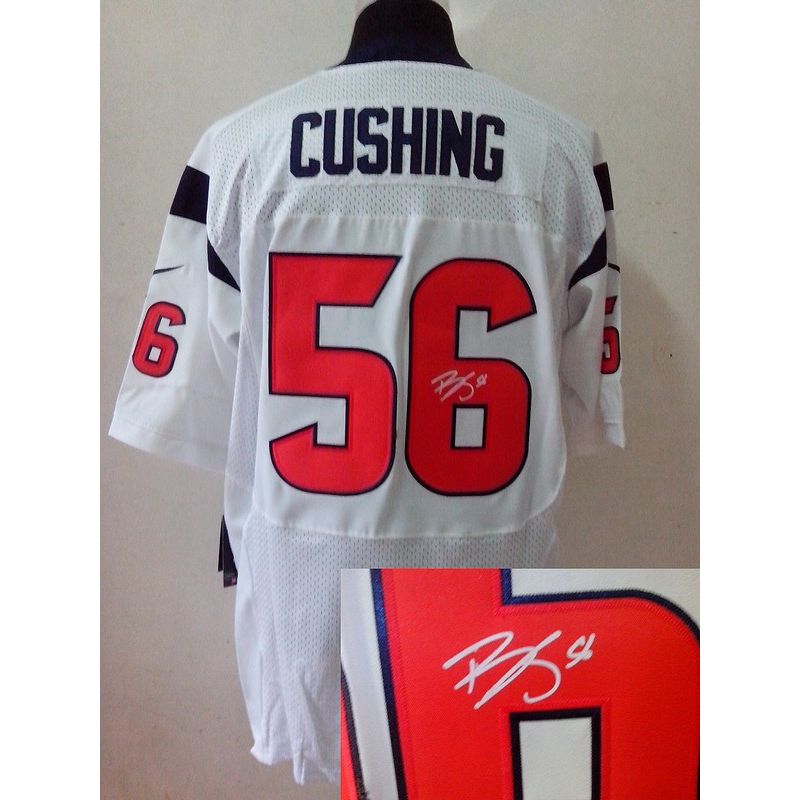 Cheap Brian Cushing Texans Jersey #56 White From China Autographed Elite Cheap Brian Cushing Texans Jersey #56 White From China Autographed Elite