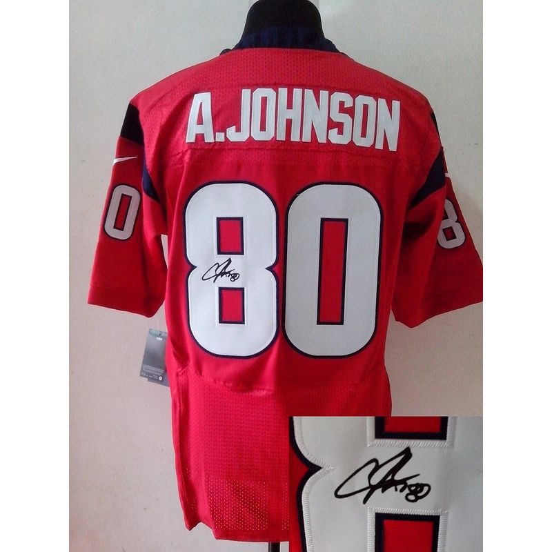 Cheap Andre Johnson Texans Jersey #80 Red From China Autographed Elite Cheap Andre Johnson Texans Jersey #80 Red From China Autographed Elite