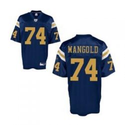 Cheap Nick Mangold Jets Jersey #74 Blue From China