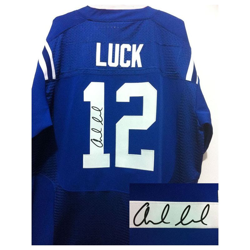 Cheap Andrew Luck Colts Jersey #12 Blue From China Autographed Elite Cheap Andrew Luck Colts Jersey #12 Blue From China Autographed Elite