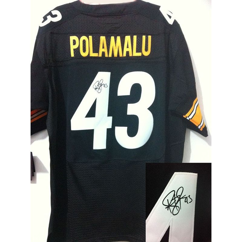 Cheap Troy Polamalu Steelers Jersey #43 Black From China Autographed Elite Cheap Troy Polamalu Steelers Jersey #43 Black From China Autographed Elite