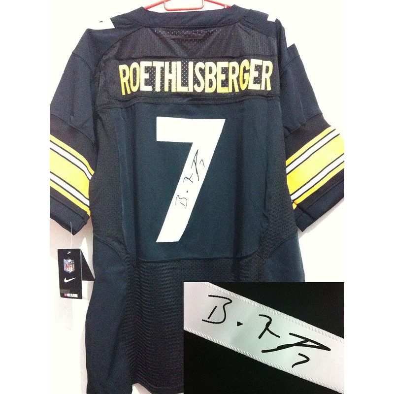 Cheap Ben Roethlisberger Steelers Jersey #7 Black China Autographed Elite Cheap Ben Roethlisberger Steelers Jersey #7 Black China Autographed Elite