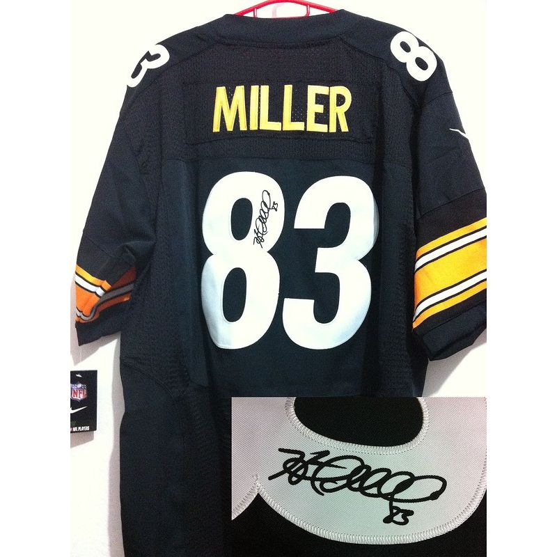 Cheap Heath Miller Steelers Jersey #83 Black From China Autographed Elite Cheap Heath Miller Steelers Jersey #83 Black From China Autographed Elite