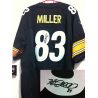 Cheap Heath Miller Steelers Jersey #83 Black From China Autographed Elite
