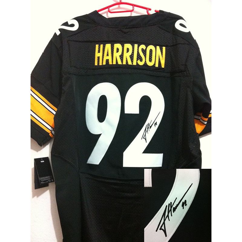 Cheap James Harrison Steelers Jersey #92 Black From China Autographed Elite Cheap James Harrison Steelers Jersey #92 Black From China Autographed Elite
