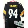 Cheap Lawrence Timmons Steelers Jersey #94 Black From China Autographed Elite