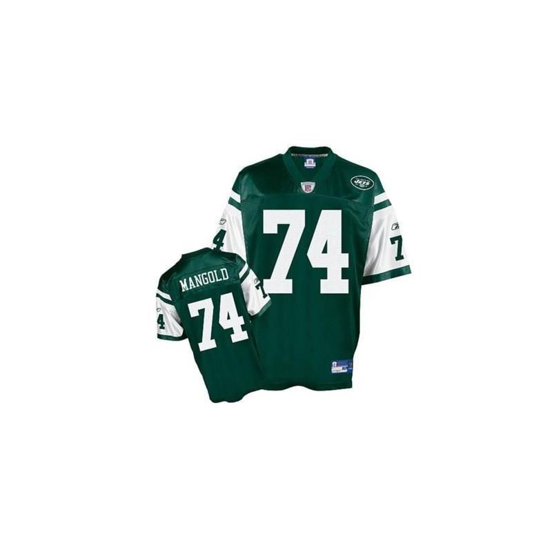 Cheap Nick Mangold Jets Jersey #74 Green From China