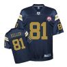 Cheap Dustin Keller Jets Jersey #81 Blue 50th From China