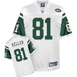 Cheap Dustin Keller Jets Jersey #81 White From China