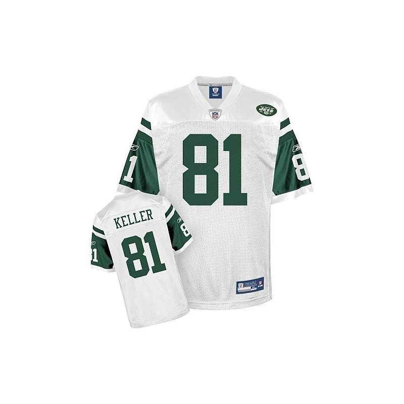 Cheap Dustin Keller Jets Jersey #81 White From China