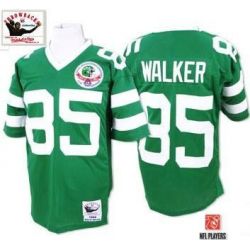 Cheap Wesley Walker Jets Jersey #85 Green Throwback From China