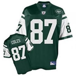 Cheap Laveranues Coles Jets Jersey #87 Green From China