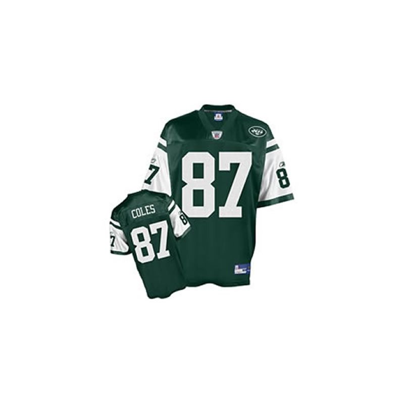 Cheap Laveranues Coles Jets Jersey #87 Green From China