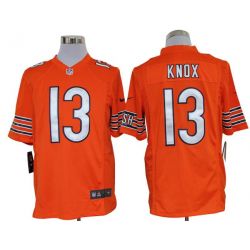 Cheap Johnny Knox Bears Jersey #13 Orange From China Game