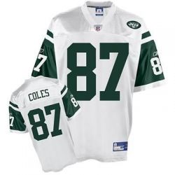 Cheap Laveranues Coles Jets Jersey #87 White From China