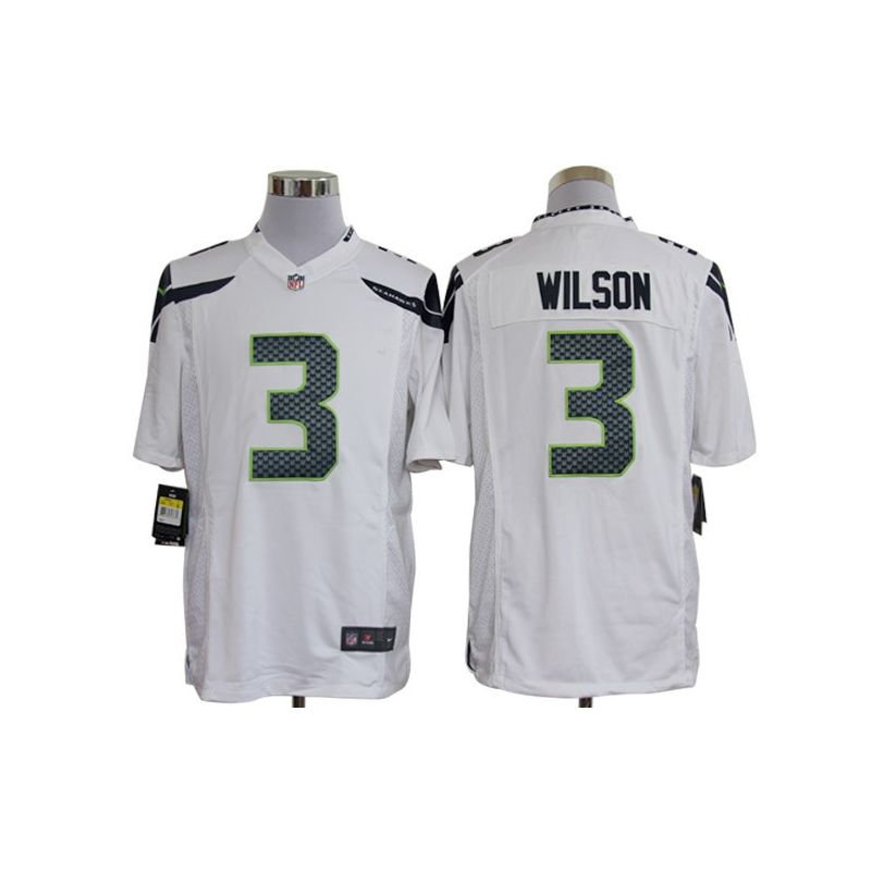 Cheap Russell Wilson Seahawks Jersey #3 White From China Game