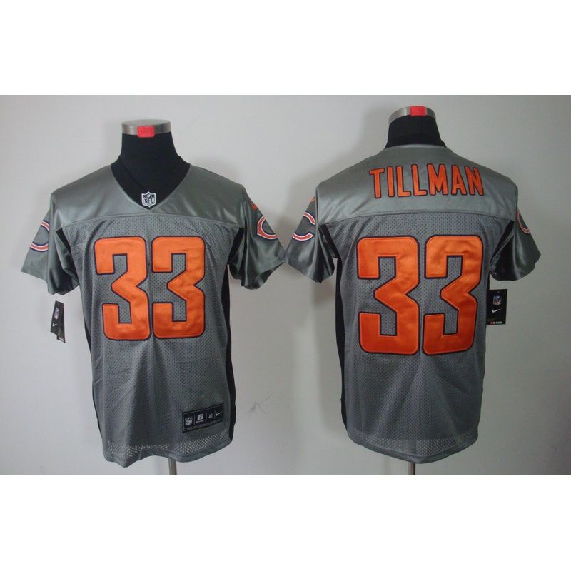 Cheap Charles Tillman Bears Jersey #33 Grey From China Grey Shadow