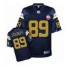 Cheap Jerricho Cotchery Jets Jersey #89 Blue 50th From China