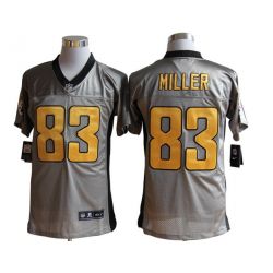 Cheap Heath Miller Steelers Jersey #83 Grey From China Grey Shadow
