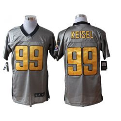 Cheap Brett Keisel Steelers Jersey #99 Grey From China Grey Shadow