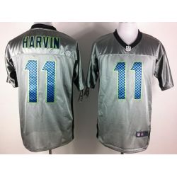 Cheap Percy Harvin Seahawks Jersey #11 Grey From China Grey Shadow