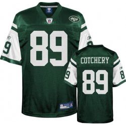 Cheap Jerricho Cotchery Jets Jersey #89 Green From China