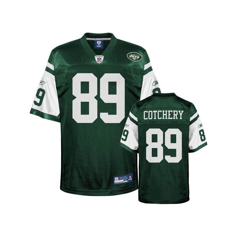 Cheap Jerricho Cotchery Jets Jersey #89 Green From China