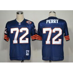 Cheap William Perry Bears Jersey #72 Blue From China Throwback