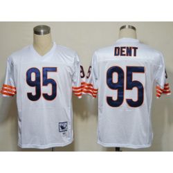 Cheap Richard Dent Bears Jersey #95 White From China Throwback