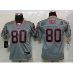 Cheap Victor Cruz Giants Youth Jersey #80 Grey From China Lights Out
