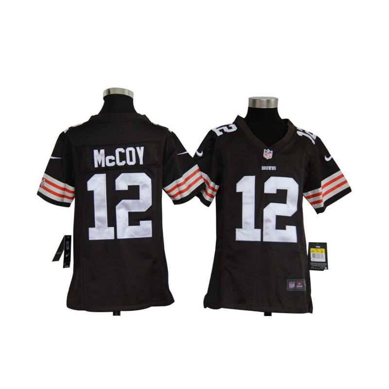 Cheap Colt McCoy Browns Youth Jersey #12 Brown From China Game Cheap Colt McCoy Browns Youth Jersey #12 Brown From China Game