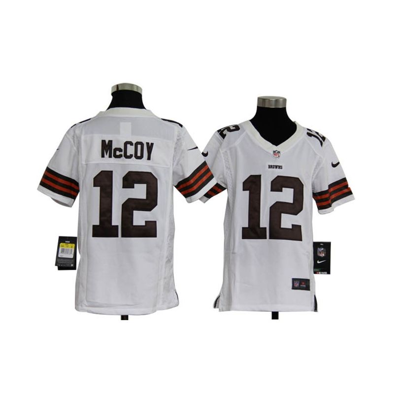 Cheap Colt McCoy Browns Youth Jersey #12 White From China Game Cheap Colt McCoy Browns Youth Jersey #12 White From China Game