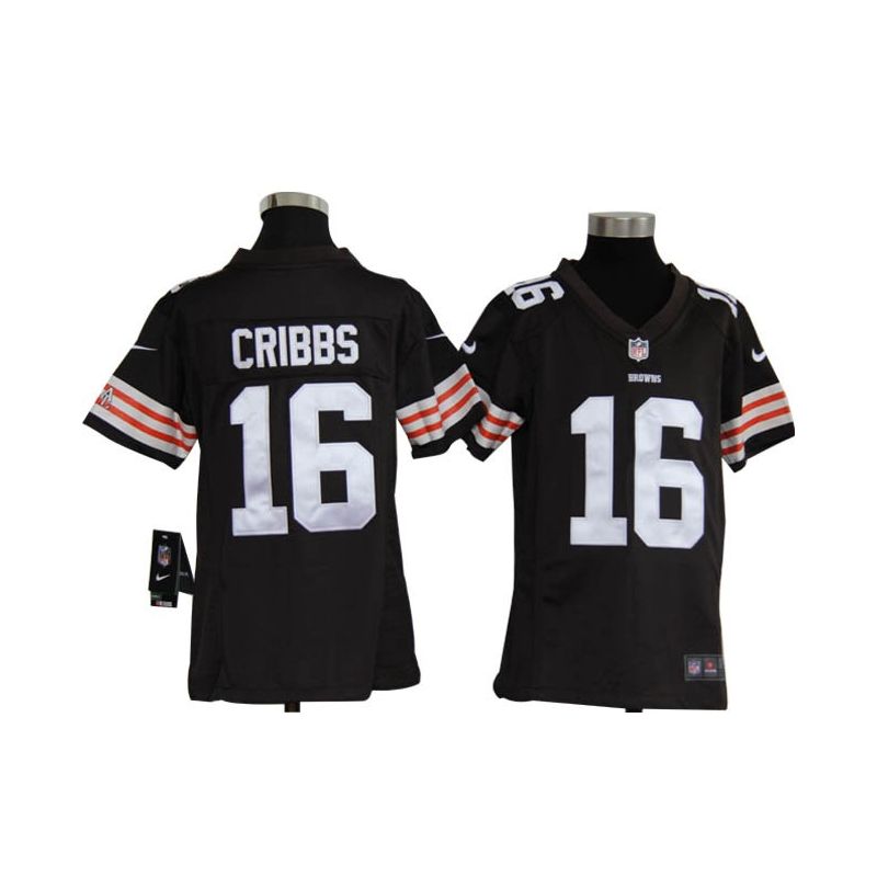 Cheap Josh Cribbs Browns Youth Jersey #16 Brown From China Game Cheap Josh Cribbs Browns Youth Jersey #16 Brown From China Game
