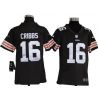 Cheap Josh Cribbs Browns Youth Jersey #16 Brown From China Game