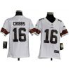 Cheap Josh Cribbs Browns Youth Jersey #16 White From China Game
