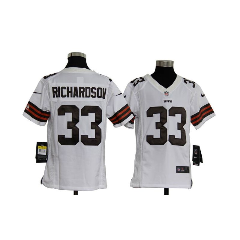 Cheap Trent Richardson Browns Youth Jersey #33 White From China Game Cheap Trent Richardson Browns Youth Jersey #33 White From China Game