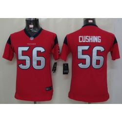 Cheap Brian Cushing Texans Youth Jersey #56 Red From China Game