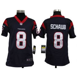 Cheap Matt Schaub Texans Youth Jersey #8 Blue From China Game