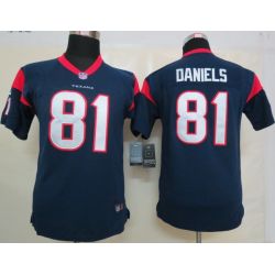 Cheap Owen Daniels Texans Youth Jersey #81 Blue From China Game