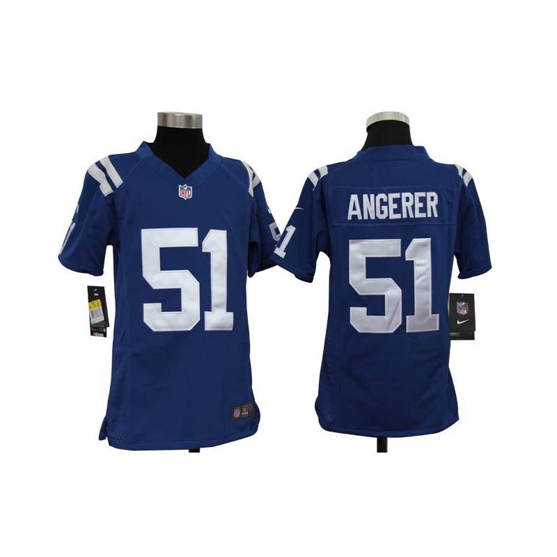 Cheap Pat Angerer Colts Youth Jersey #51 Blue From China Game