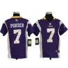 Cheap Christian Ponder Vikings Youth Jersey #7 Purple From China Game
