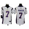 Cheap Christian Ponder Vikings Youth Jersey #7 White From China Game