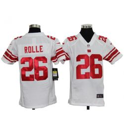 Cheap Antrel Rolle Giants Youth Jersey #26 White From China Game