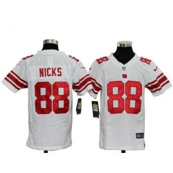 Cheap Hakeem Nicks Giants Youth Jersey #88 White From China Game