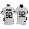 Cheap Richard Seymour Raiders Youth Jersey #92 White From China Game