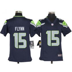 Cheap Matt Flynn Seahawks Youth Jersey #15 Blue From China Game