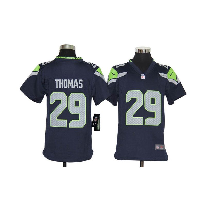 Cheap Earl Thomas Seahawks Youth Jersey #29 Blue From China Game