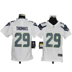 Cheap Earl Thomas Seahawks Youth Jersey #29 White From China Game