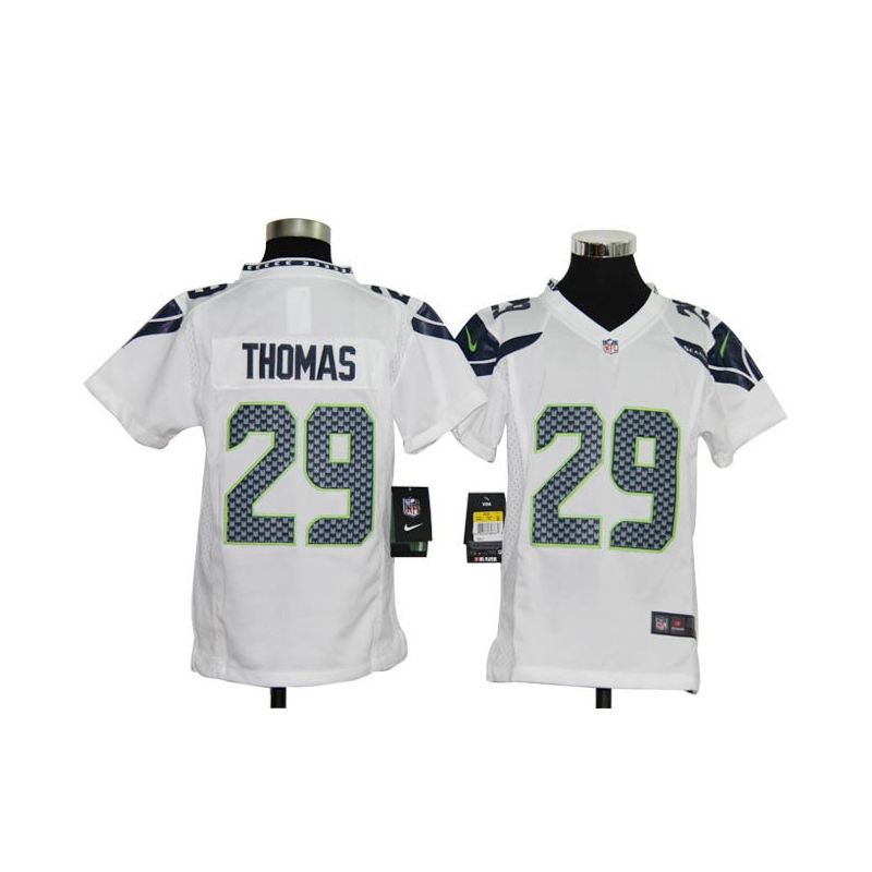 Cheap Earl Thomas Seahawks Youth Jersey #29 White From China Game