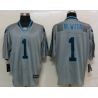 Cheap Cam Newton Panthers Jersey #1 Grey From China Lights Out
